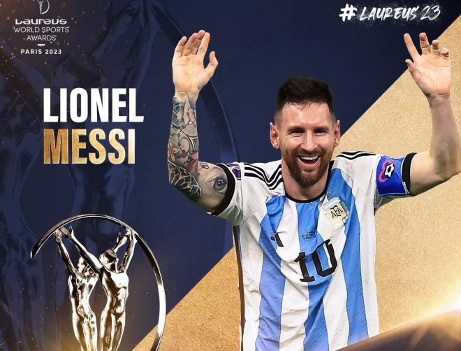 Leo Messi, Premio Laureus 2022.