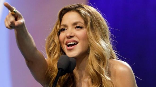Shakira en su discurso de los premios Billboard