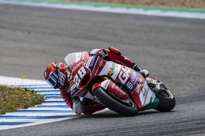 Izan Guevara, piloto de Moto2