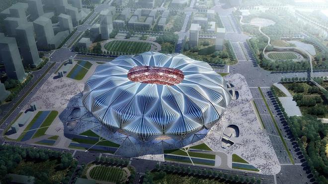 El Evergrande Guangzhou Football Stadium.