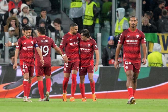 En-Nesyri celebra su gol a la Juventus (Foto: Cordon Press).
