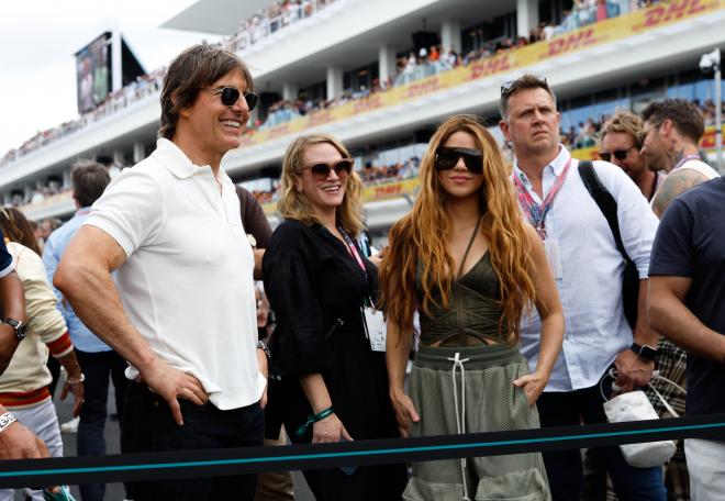 Shakira y Tom Cruise en Miami