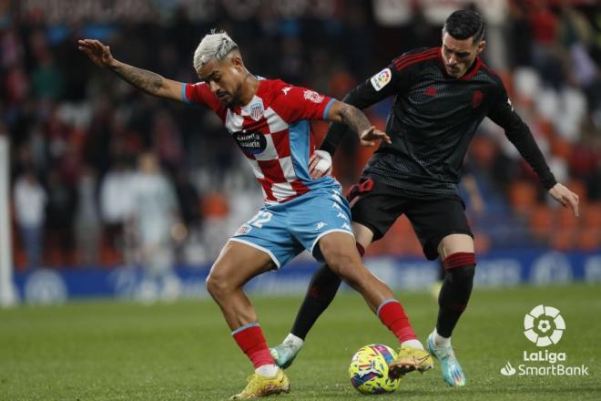 Encuentro entre el Lugo y el Granada en el Anxo Carro. Fuente: LaLiga