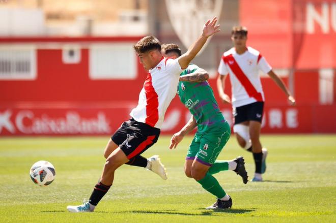 Capi, en el Sevilla-Atlético-Mancha Real (Foto: SFC).