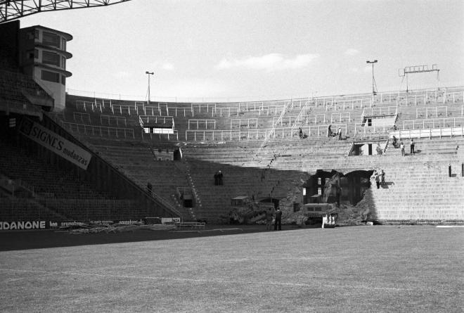 Obras en Mestalla (Foto: EFE)