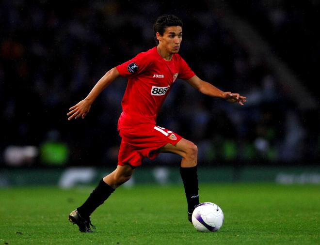 Jesús Navas, en la final de Glasgow de 2007 (Foto: Cordon Press).