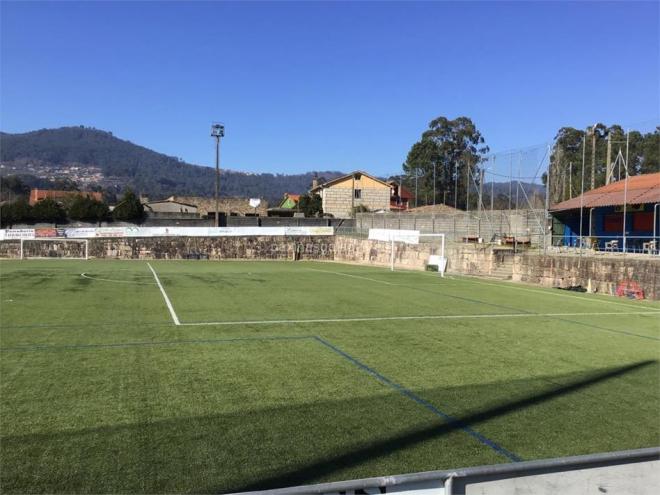 Campo del Pontellas, donde tuvo lugar el intento de agresión al árbitro (Foto: paxinasgalegas.es)