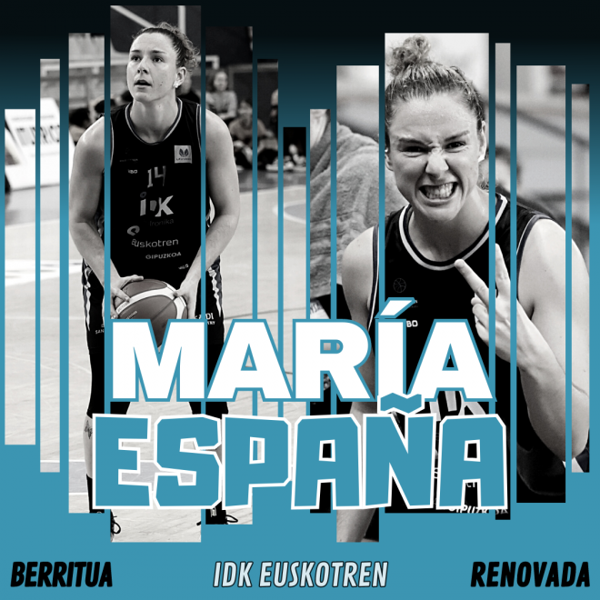 María España, jugadora del IDK Euskotren.