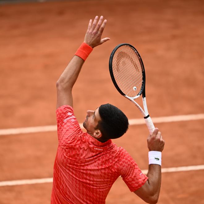 Novak Djokovic, durante el partido contra Norrie en Roma (Foto: Internazionali BNL d'Italia)