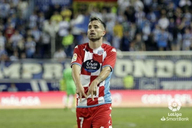 Sebas Moyano, del Lugo, posible fichaje del Real Oviedo (Foto: LaLiga).