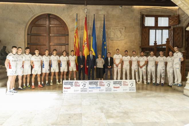 El Palau de la Generalitat acoge la presentación del Campeonato Individual - Trofeu President 2023