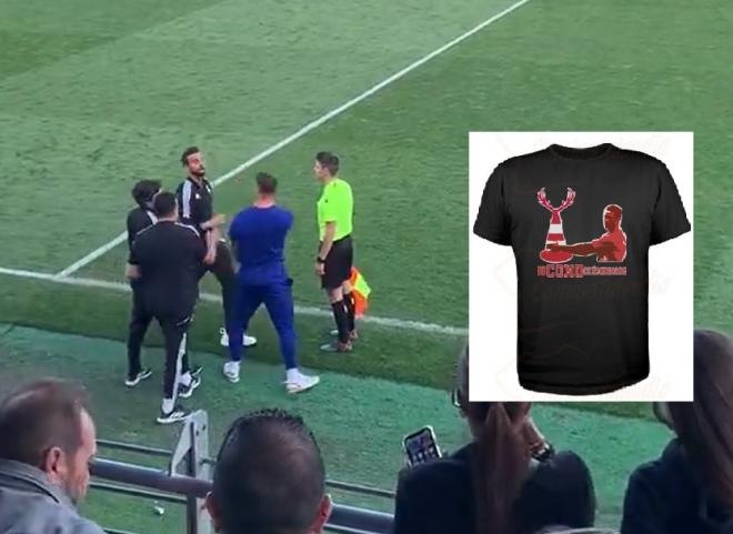 La camiseta de Fernando Torres con un cono.