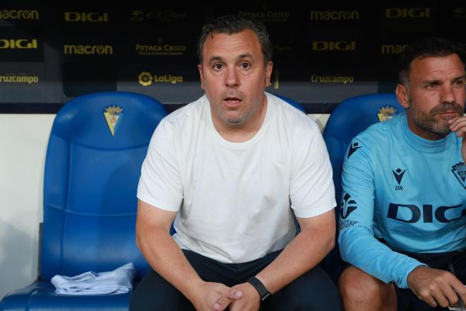 Sergio en el Cádiz-Valladolid (Foto: Cristo García).