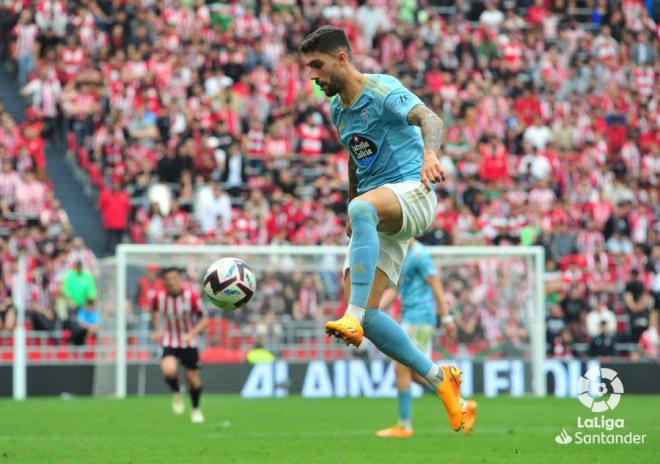 Unai Núñez, durante un Athletic Club - Celta de Vigo en San Mamés (Foto: LaLiga).