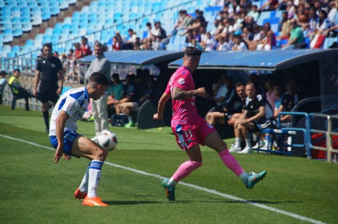 Imagen del partido entre el Deportivo Aragón y el Coria (Foto: CD Coria)
