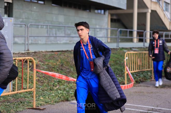 Hugo Baldomar en la Copa del Rey de Juveniles (Foto: RCD)