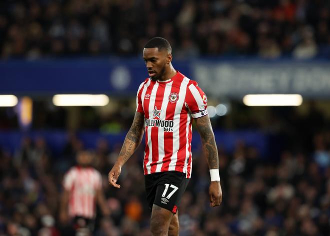 Ivan Toney, en un Chelsea-Brentford en Stamford Bridge (Foto: Cordon Press).