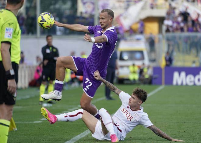 Imagen del Fiorentina-Roma de este sábado (Foto: Cordon Press).