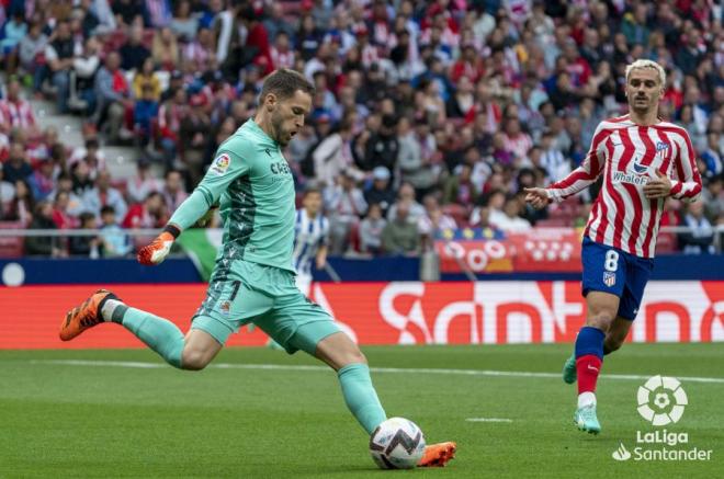 Griezmann marcó el primer gol del Atlético (Foto: LaLiga).