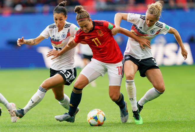 Alexia Putellas, en el partido contra Alemania del Mundial 2019 (Foto: Cordon Press).