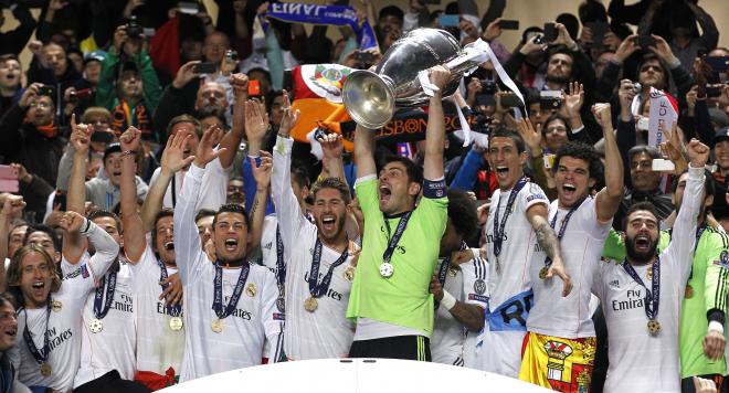 Casillas levanta la Champions junto a Cristiano, Bale, Ramos o Carvajal (Foto: Cordon Press).