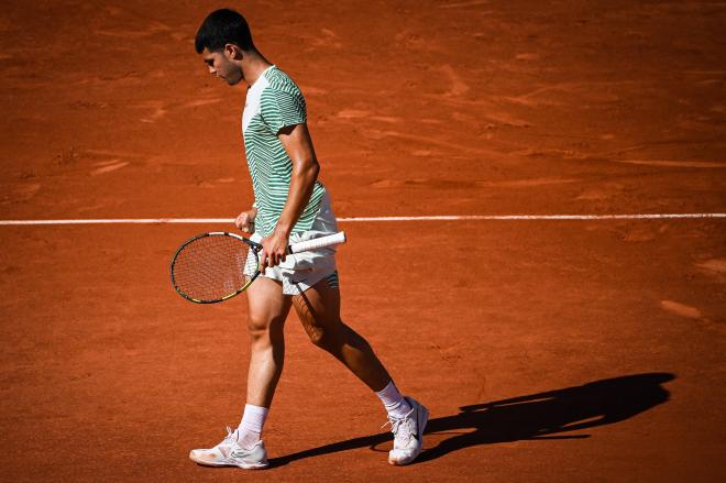 Carlos Alcaraz, en Roland Garros (Foto: Cordon Press).