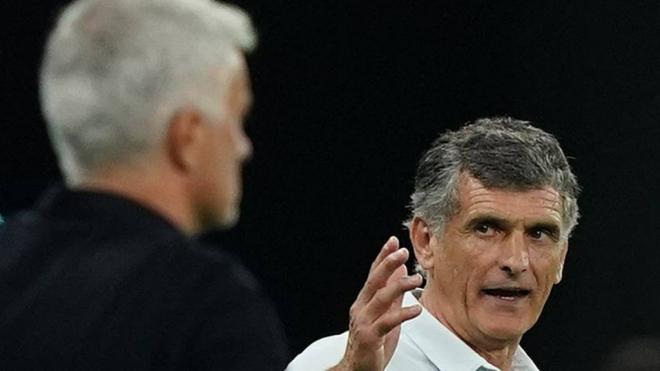El duelo de banquillo entre Mendilibar y Mourinho