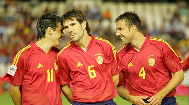Albelda con la selección española
