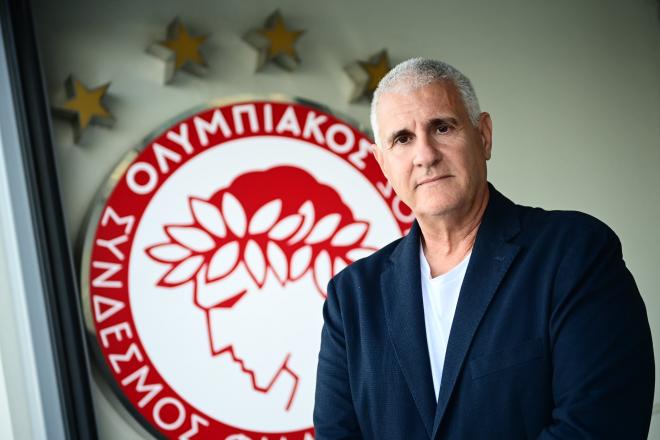 Antonio Cordón, en su etapa como director deportivo del Olympiacos.