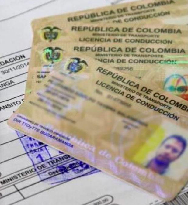 Carnet de concudir Colombia