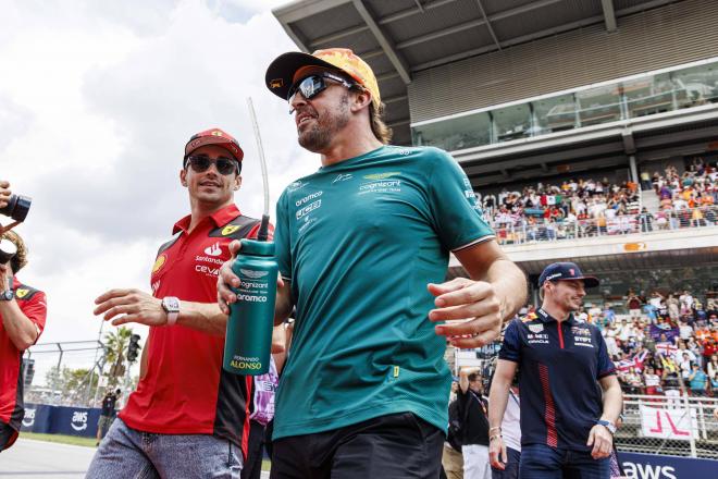 Fernando Alonso, en el GP de España 2023. (Cordon Press)
