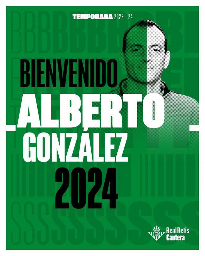 Alberto González, nuevo entrenador del Betis Deportivo.