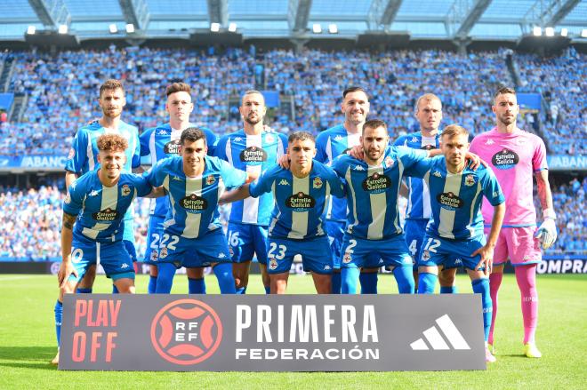 El Deportivo apunta a repetir once ante el Castellón (Foto: RCD)