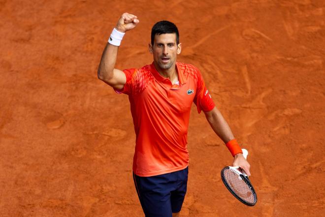 Celebración de Djokovic en Roland Garros (FOTO: Cordón Press).