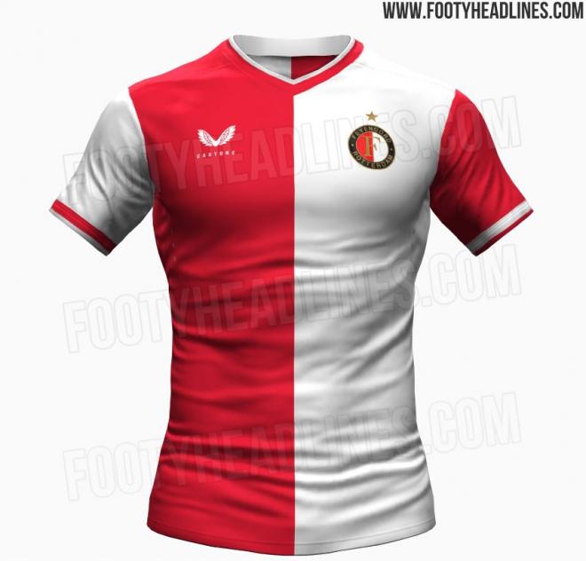 La posible nueva camiseta del Feyenoord.