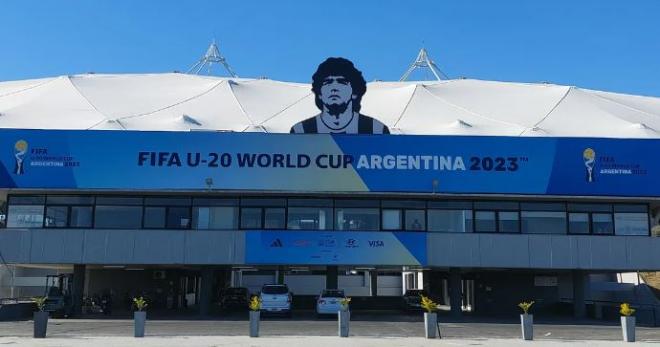 Estadio Único Diego Armando Maradona de La Plata, sede del Mundial Sub-20 (Foto: Ematur).