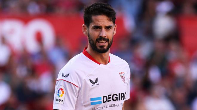 Isco, con la camiseta del Sevilla la pasada temporada. (Cordon Press)