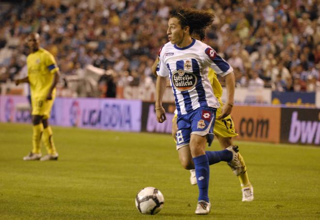 Andrés Guardado, en un partido con el Dépor en 2009. (Cordon Press)