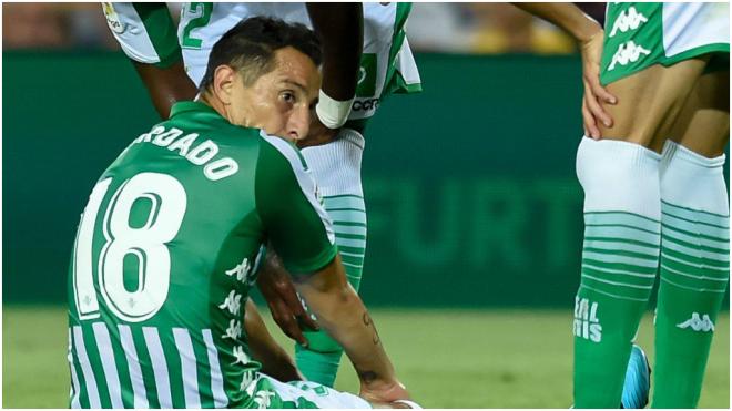 Guardado, durante un partido en 2019.