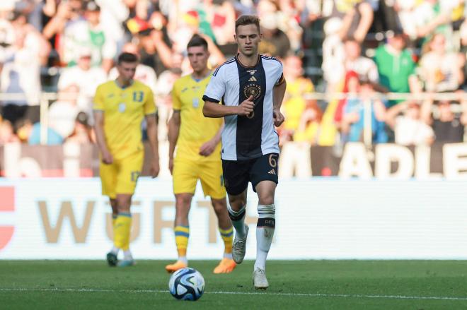 Joshua Kimmich, durante el Alemania-Ucrania. Fuente: Cordon Press