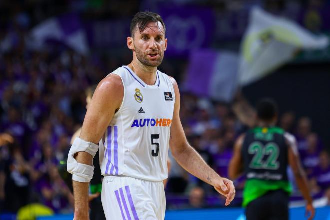 Rudy Fernández, jugador del Real Madrid, fue participe de la eliminación de su exequipo, Joventut