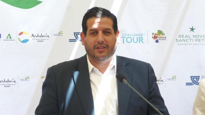 Jorge Vázquez, delegado territorial de Turismo, Cultura y Deporte de la Junta de Andalucía en Cádiz