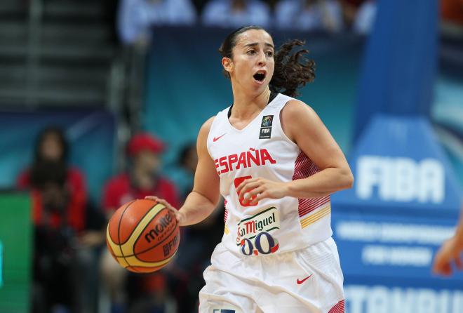 Silvia Domínguez, capitana de la selección española de Baloncesto. Fuente: Cordon Press