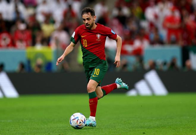 Bernardo Silva jugando para su selección de Portugal (Foto: Cordon Press)