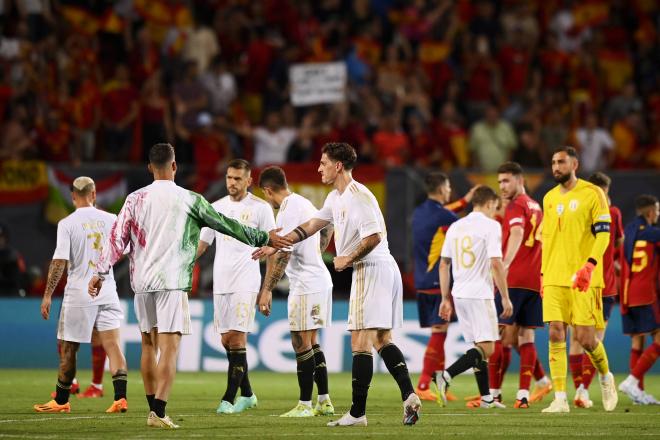 Italia cayó ante España en semifinales de la Nations League. Fuente: Cordon Press
