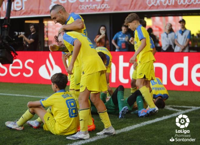Los jugadores del Villarreal celebran el triunfo en cuartos (Foto: LaLiga).