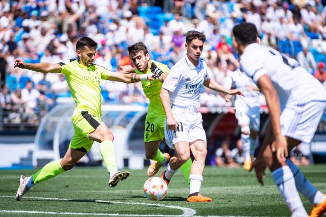 Sergio Arribas es el máximo goleador del Real Madrid Castilla. Fuente: Cordon Press