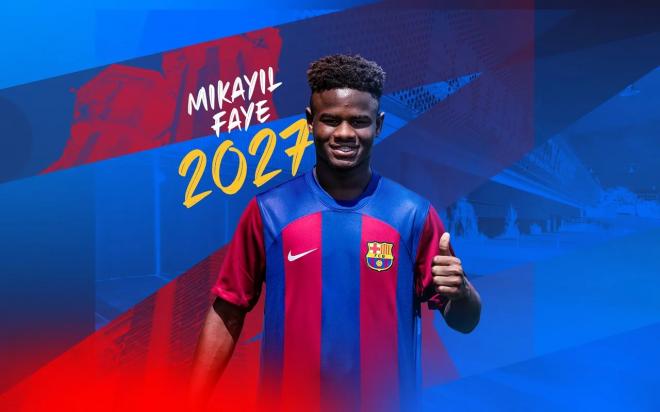 Mikayil Faye, nuevo jugador del Barça.