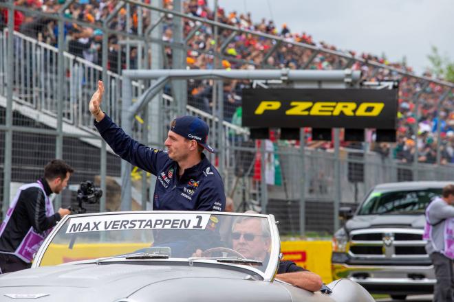 Verstappen celebra el triunfo en Canadá 2023 (Cordon Press)