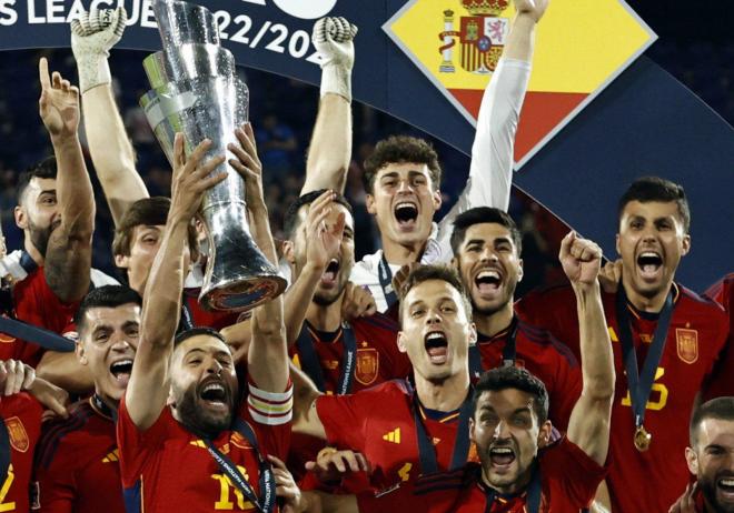 Canales celebra la UEFA Nations League (Foto: Cordon Press).
